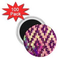 Cute Glitter Aztec Design 1 75  Magnets (100 Pack)  by nateshop