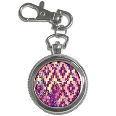 Cute Glitter Aztec Design Key Chain Watches