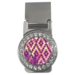 Cute Glitter Aztec Design Money Clips (cz)  by nateshop