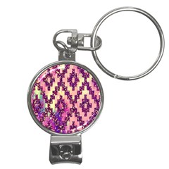 Cute Glitter Aztec Design Nail Clippers Key Chain by nateshop