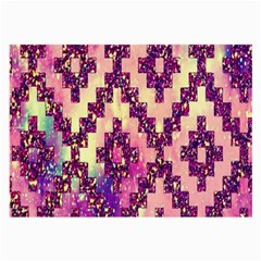 Cute Glitter Aztec Design Large Glasses Cloth (2 Sides) by nateshop