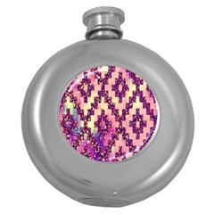 Cute Glitter Aztec Design Round Hip Flask (5 Oz) by nateshop