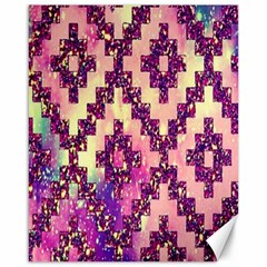 Cute Glitter Aztec Design Canvas 16  X 20  by nateshop