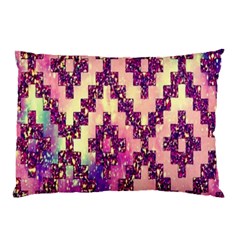 Cute Glitter Aztec Design Pillow Case by nateshop