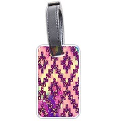 Cute Glitter Aztec Design Luggage Tag (one Side) by nateshop