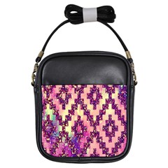 Cute Glitter Aztec Design Girls Sling Bag by nateshop