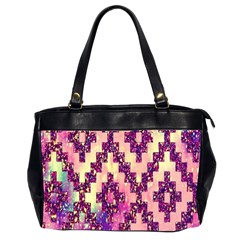 Cute Glitter Aztec Design Oversize Office Handbag (2 Sides) by nateshop