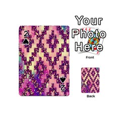 Cute Glitter Aztec Design Playing Cards 54 Designs (mini) by nateshop