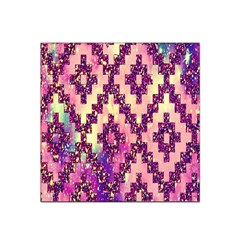 Cute Glitter Aztec Design Satin Bandana Scarf 22  X 22  by nateshop