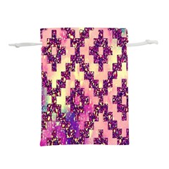 Cute Glitter Aztec Design Lightweight Drawstring Pouch (s) by nateshop