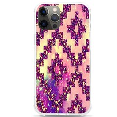 Cute Glitter Aztec Design Iphone 12 Pro Max Tpu Uv Print Case by nateshop