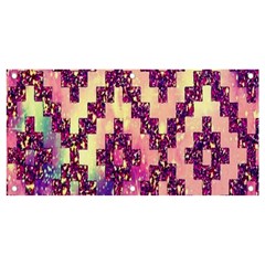 Cute Glitter Aztec Design Banner And Sign 4  X 2  by nateshop