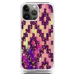 Cute Glitter Aztec Design Iphone 13 Pro Max Tpu Uv Print Case by nateshop