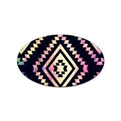 Cute Neon Aztec Galaxy Sticker Oval (100 Pack) by nateshop