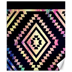 Cute Neon Aztec Galaxy Canvas 8  X 10  by nateshop