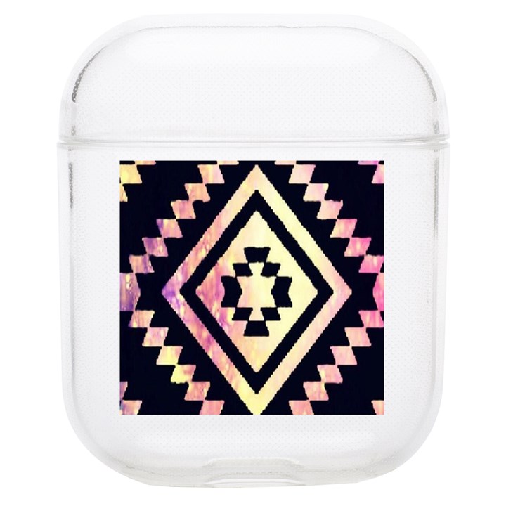 Cute Neon Aztec Galaxy AirPods 1/2 Case