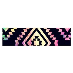 Cute Neon Aztec Galaxy Oblong Satin Scarf (16  X 60 ) by nateshop