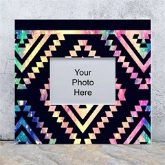 Cute Neon Aztec Galaxy White Wall Photo Frame 5  X 7  by nateshop