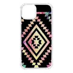 Cute Neon Aztec Galaxy Iphone 14 Tpu Uv Print Case by nateshop