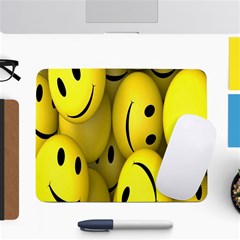 Emoji, Colour, Faces, Smile, Wallpaper Small Mousepad by nateshop