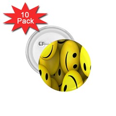 Emoji, Colour, Faces, Smile, Wallpaper 1 75  Buttons (10 Pack) by nateshop