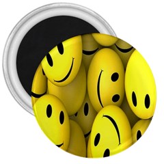 Emoji, Colour, Faces, Smile, Wallpaper 3  Magnets by nateshop