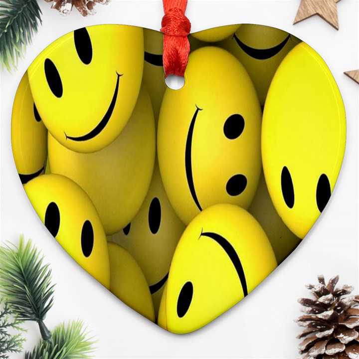 Emoji, Colour, Faces, Smile, Wallpaper Ornament (Heart)