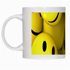 Emoji, Colour, Faces, Smile, Wallpaper White Mug by nateshop