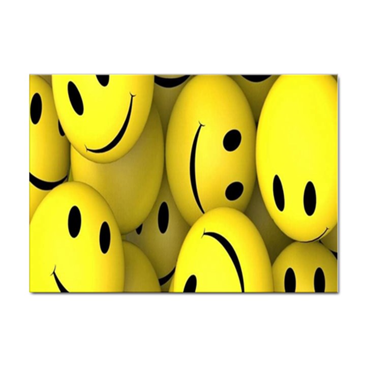 Emoji, Colour, Faces, Smile, Wallpaper Sticker A4 (100 pack)