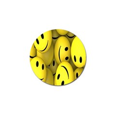 Emoji, Colour, Faces, Smile, Wallpaper Golf Ball Marker by nateshop