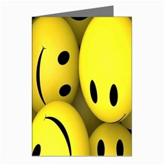 Emoji, Colour, Faces, Smile, Wallpaper Greeting Cards (pkg Of 8) by nateshop