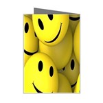 Emoji, Colour, Faces, Smile, Wallpaper Mini Greeting Card Right