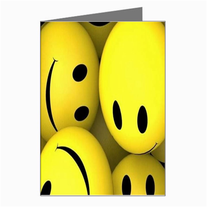 Emoji, Colour, Faces, Smile, Wallpaper Greeting Card