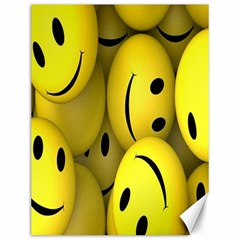 Emoji, Colour, Faces, Smile, Wallpaper Canvas 12  X 16  by nateshop