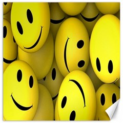 Emoji, Colour, Faces, Smile, Wallpaper Canvas 20  X 20  by nateshop