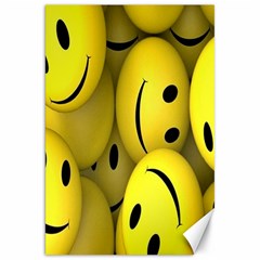 Emoji, Colour, Faces, Smile, Wallpaper Canvas 20  X 30  by nateshop