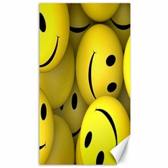 Emoji, Colour, Faces, Smile, Wallpaper Canvas 40  X 72  by nateshop