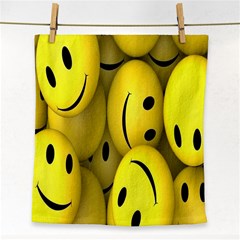 Emoji, Colour, Faces, Smile, Wallpaper Face Towel by nateshop