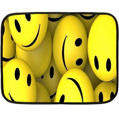 Emoji, Colour, Faces, Smile, Wallpaper Two Sides Fleece Blanket (mini) by nateshop