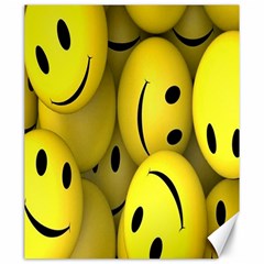 Emoji, Colour, Faces, Smile, Wallpaper Canvas 20  X 24  by nateshop