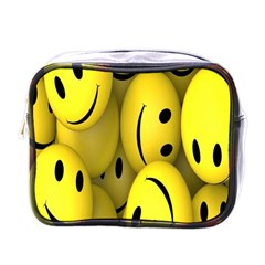 Emoji, Colour, Faces, Smile, Wallpaper Mini Toiletries Bag (one Side) by nateshop