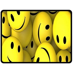 Emoji, Colour, Faces, Smile, Wallpaper Fleece Blanket (large) by nateshop