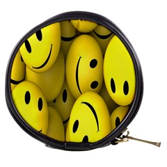 Emoji, Colour, Faces, Smile, Wallpaper Mini Makeup Bag by nateshop