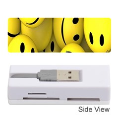 Emoji, Colour, Faces, Smile, Wallpaper Memory Card Reader (stick) by nateshop