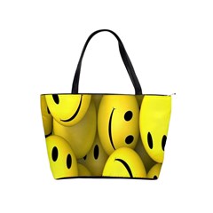 Emoji, Colour, Faces, Smile, Wallpaper Classic Shoulder Handbag by nateshop