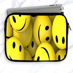 Emoji, Colour, Faces, Smile, Wallpaper Apple Ipad 2/3/4 Zipper Cases by nateshop