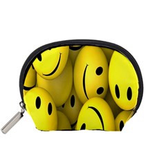 Emoji, Colour, Faces, Smile, Wallpaper Accessory Pouch (small) by nateshop