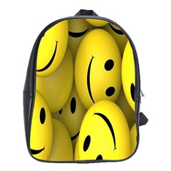 Emoji, Colour, Faces, Smile, Wallpaper School Bag (xl) by nateshop