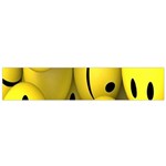 Emoji, Colour, Faces, Smile, Wallpaper Small Premium Plush Fleece Scarf Front