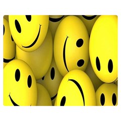 Emoji, Colour, Faces, Smile, Wallpaper Two Sides Premium Plush Fleece Blanket (medium)